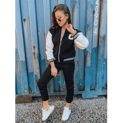 Sieviešu melns sporta kostīms Celia