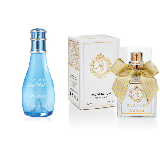 AJ Deluxe Nr152 Davidoff iedvesmotās smaržas - Cool Water Woman 50 ml EDP AJDeluxe152-50 - AJ Deluxe AJ Deluxe Nr152 Davidoff iedvesmotās smaržas - Cool Water Woman 50 ml EDP AJ Deluxe Sievietes French Perfumes