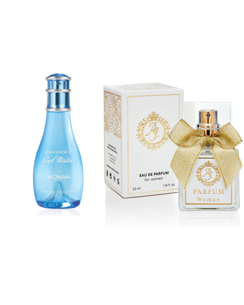 AJ Deluxe smaržas Nr. 152, iedvesmotas no Davidoff - Cool Water Woman, 100 ml EDP