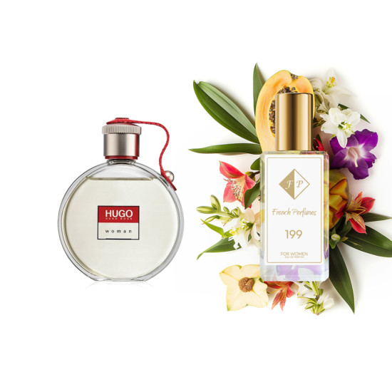 No199 smaržas, ko iedvesmojis Hugo Boss - Hugo Woman (UNIKAT) 2 ml FP199-2 - Franču smaržas No199 smaržas, ko iedvesmojis Hugo Boss - Hugo Woman (UNIKAT) 2 ml FP sievietēm French Perfumes