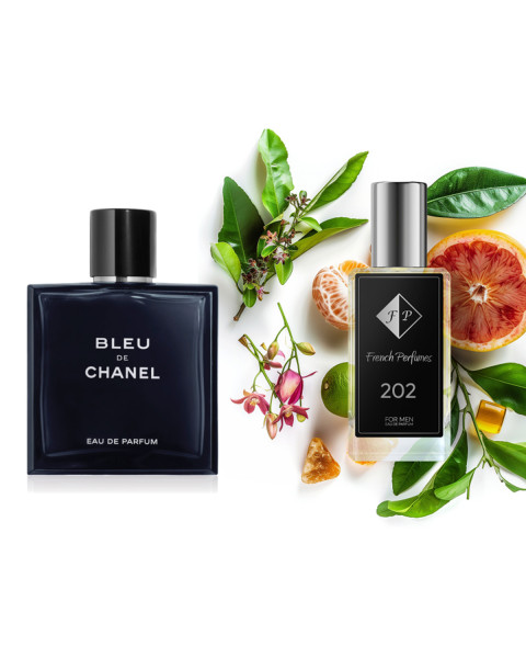 Smaržas Nr. 202, iedvesmotas no Chanel - Bleu Chanel, 33 ml