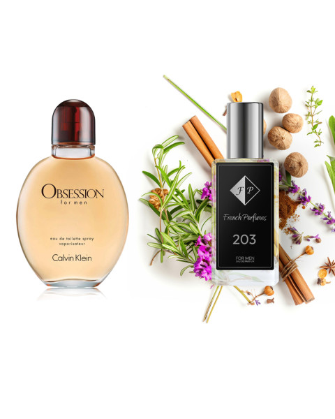 Smaržas Nr. 203, iedvesmotas no Calvin Klein - Obsession, 60 ml