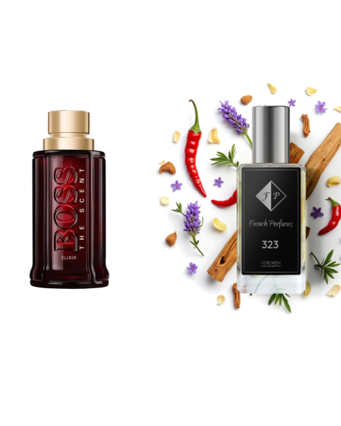 Smaržas Nr. 323, iedvesmotas no Hugo Boss - The Scent Elixir for him, 104 ml