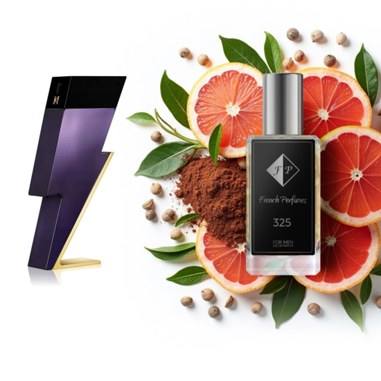 No325 smaržas, ko iedvesmojusi Carolina Herrera - Bad Boy Dazzling Garden 104 ml FP325-104 - Franču smaržas No325 smaržas, ko iedvesmojusi Carolina Herrera - Bad Boy Dazzling Garden 104 ml FP Vīrieši French Perfumes