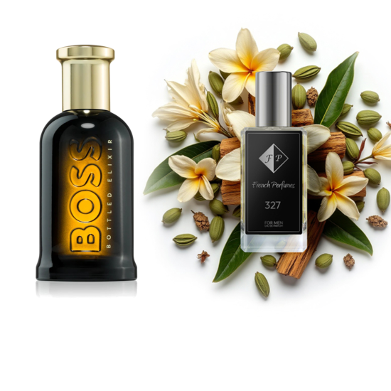 No327 smaržas, ko iedvesmojis Hugo Boss - Boss Bottled Elixir Parfum 60 ml FP327-60 - Franču smaržas No327 smaržas, ko iedvesmojis Hugo Boss - Boss Bottled Elixir Parfum 60 ml FP Vīrieši French Perfumes