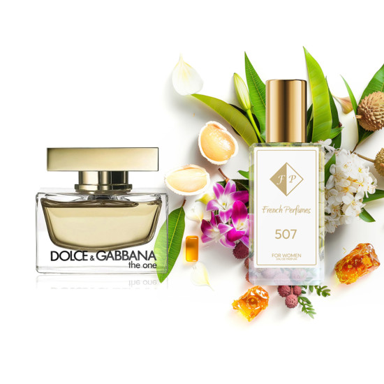 No507 Smaržas, ko iedvesmoja Dolce & Gabbana - The One 2 ml EDP FP507-2 - Franču smaržas No507 Smaržas, ko iedvesmoja Dolce & Gabbana - The One 2 ml EDP FP sievietēm French Perfumes