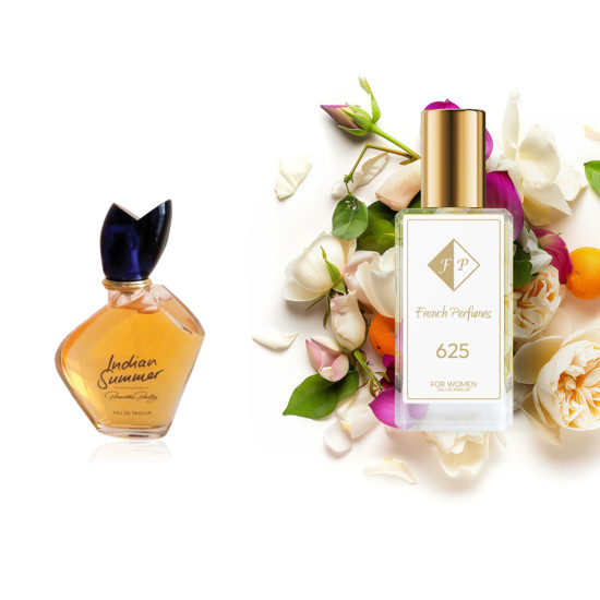 Nr625 smaržas, ko iedvesmojusi Priscilla Presley - Indian Summer 60 ml EDP FP625-60 - Franču smaržas Nr625 smaržas, ko iedvesmojusi Priscilla Presley - Indian Summer 60 ml EDP FP sievietēm French Perfumes
