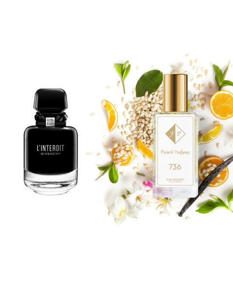 Smaržas Nr. 736, iedvesmotas no Givenchy - l'interdit edp Intense, 33 ml EDP