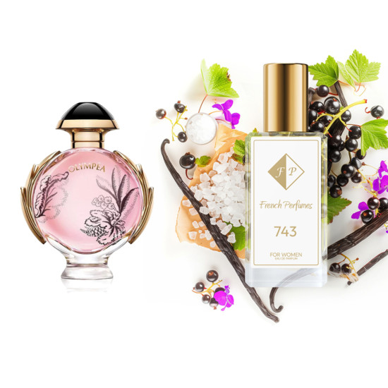 No743 smaržas, ko iedvesmojis Paco Rabanne - Olympea Blossom 104 ml EDP FP743-104 - Franču smaržas No743 smaržas, ko iedvesmojis Paco Rabanne - Olympea Blossom 104 ml EDP FP sievietēm French Perfumes
