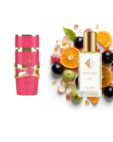 Smaržas Nr. 786, iedvesmotas no Lattafa Yara Candy, 104 ml