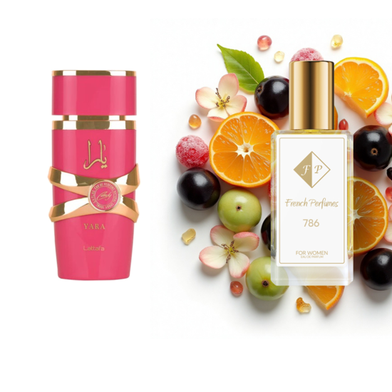 No786 smaržas inhalācijai Lattafa Yara Candy 104 ml FP786-104 - Franču smaržas No786 smaržas inhalācijai Lattafa Yara Candy 104 ml FP sievietēm French Perfumes