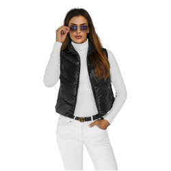 Sieviešu spīdīga melna veste Spin Sieviešu spīdīga melna veste Spin