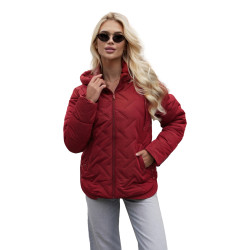Sieviešu bordo krāsas jaka Erlin