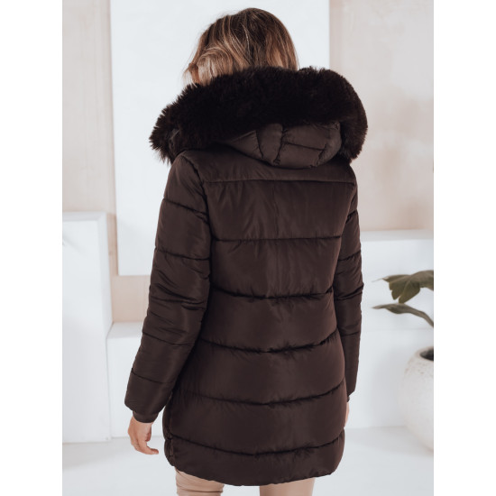 Sieviešu stepēta brūna jaka Venit Jakas