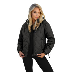 Sieviešu melna jaka ar kapuci Lamir Sieviešu melna jaka ar kapuci Lamir