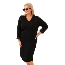 Sieviešu melna kleita Sals