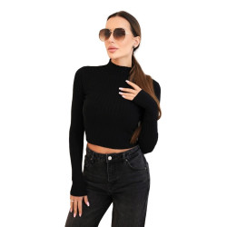 Melna sieviešu blūze Belin