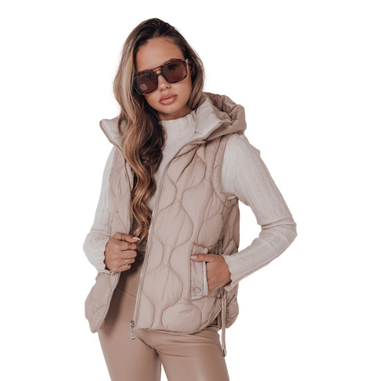 Sieviešu brūna veste Jener Sieviešu vestes