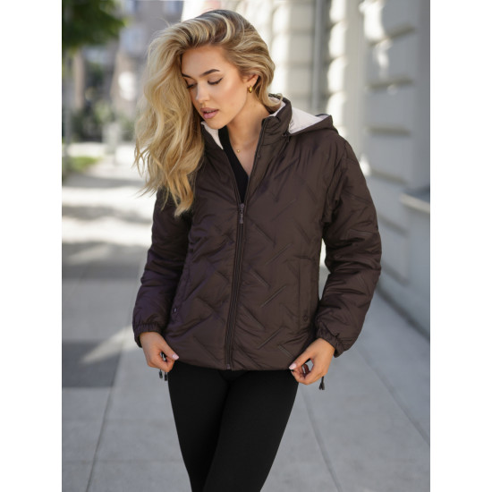 Sieviešu tumši brūna jaka Lamir Sieviešu jakas