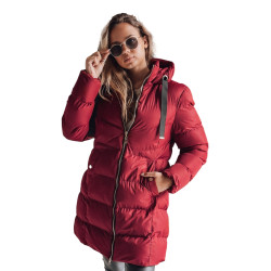 Women's burgundy winter jacket Gabriel