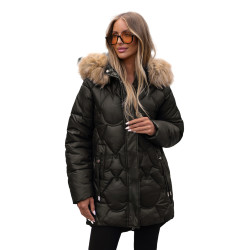 Sieviešu ziemas jaka Verni melnā krāsā Sieviešu ziemas jaka Verni melnā krāsā