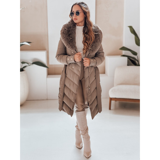 Sieviešu brūna ziemas jaka Karlin Jakas