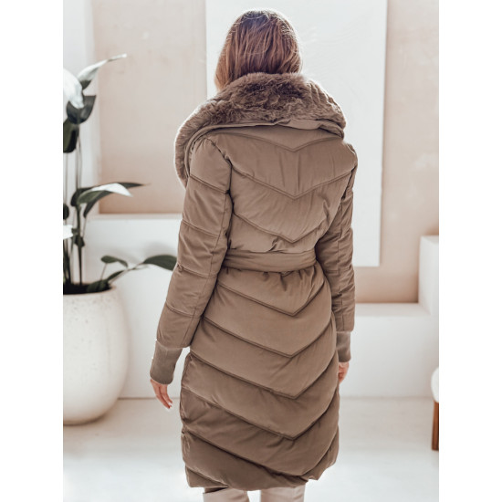 Sieviešu brūna ziemas jaka Karlin Jakas