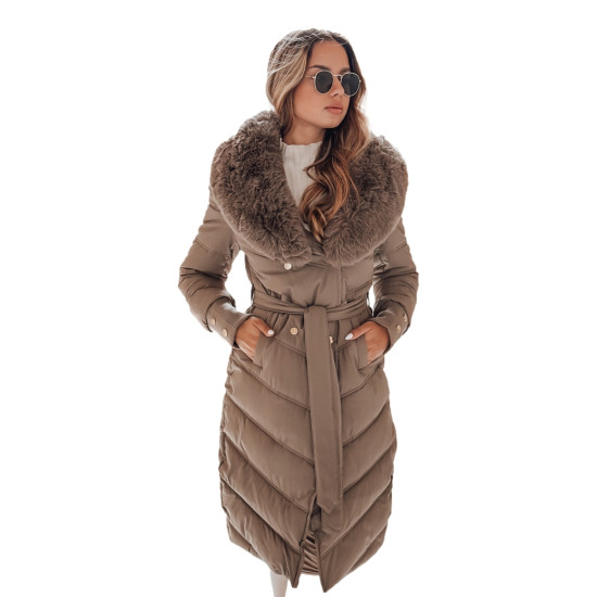 Sieviešu brūna ziemas jaka Karlin Jakas