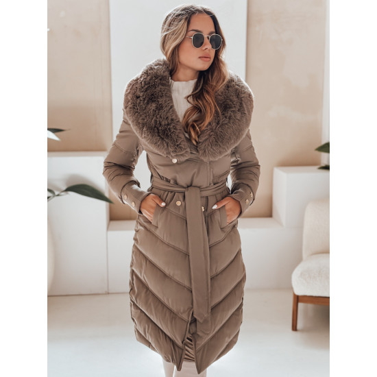 Sieviešu brūna ziemas jaka Karlin Jakas