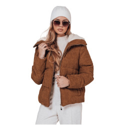Sieviešu brūna ziemas jaka Trendy