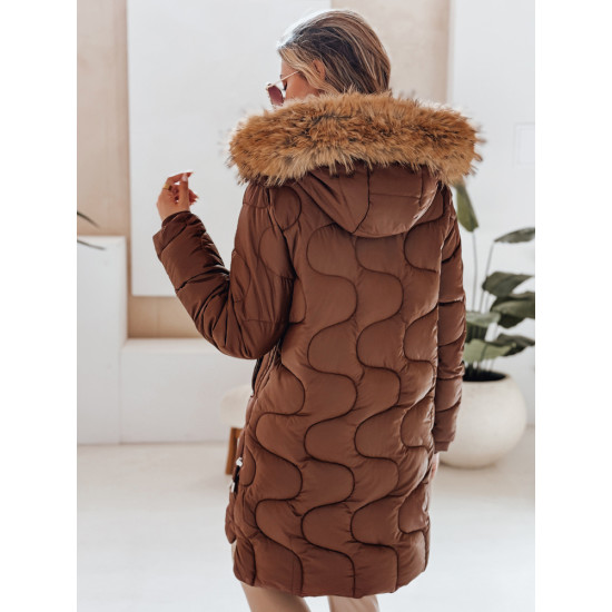 Sieviešu brūna ziemas jaka Virel Sieviešu jakas