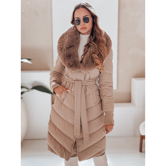 Sieviešu ziemas brūna jaka Karlin Jakas