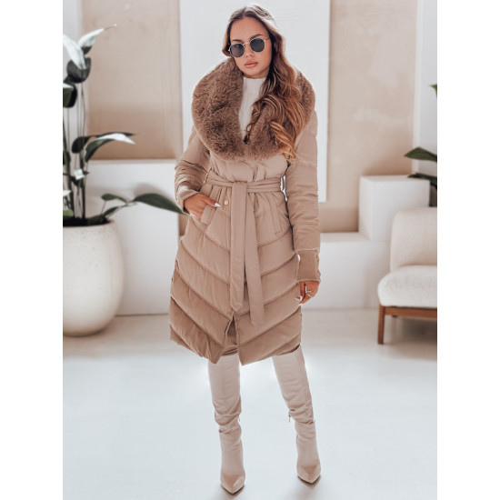 Sieviešu ziemas brūna jaka Karlin Jakas