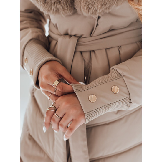 Sieviešu ziemas brūna jaka Karlin Jakas