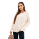 Sieviešu balts džemperis Dora Sieviešu džemperi