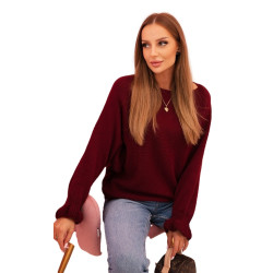 Sieviešu bordo džemperis Aidina Sieviešu bordo džemperis Aidina