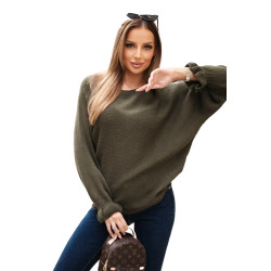 Sieviešu haki džemperis Aidina Sieviešu haki džemperis Aidina