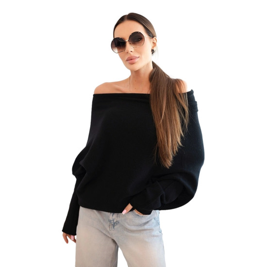 Sieviešu melns džemperis Anit Sieviešu džemperi