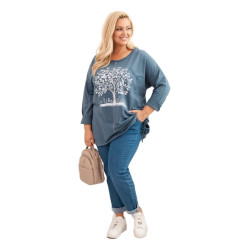 Sieviešu zils džemperis Medy Sieviešu zils džemperis Medy