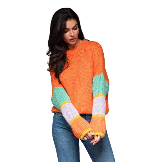 Sieviešu oranžs džemperis Bright Džemperi