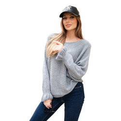Sieviešu pelēks džemperis Aidina Sieviešu pelēks džemperis Aidina