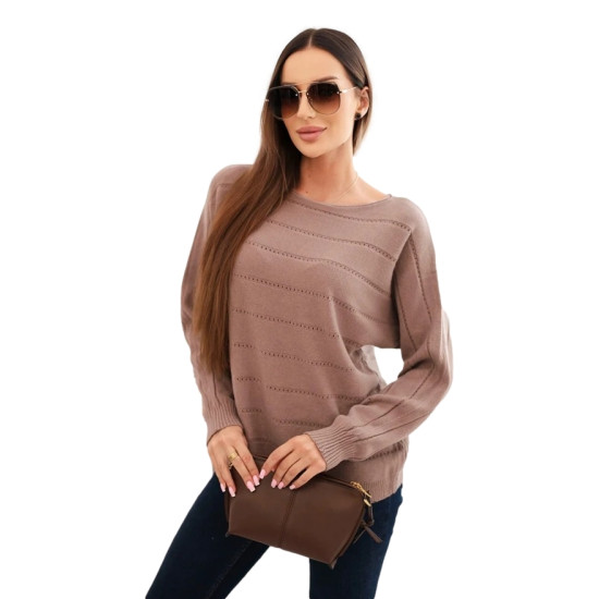 Sieviešu brūns džemperis Dora Sieviešu džemperi
