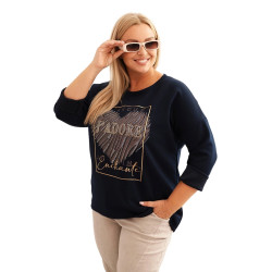 Sieviešu tumši zils džemperis Adore Sieviešu tumši zils džemperis Adore