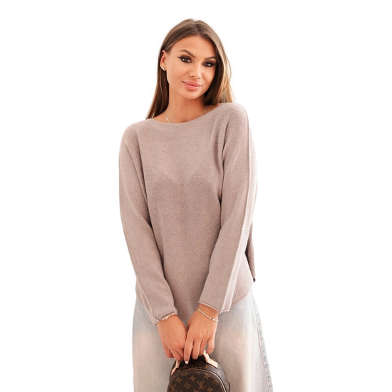 Sieviešu tumši brūns džemperis Romil Sieviešu džemperi