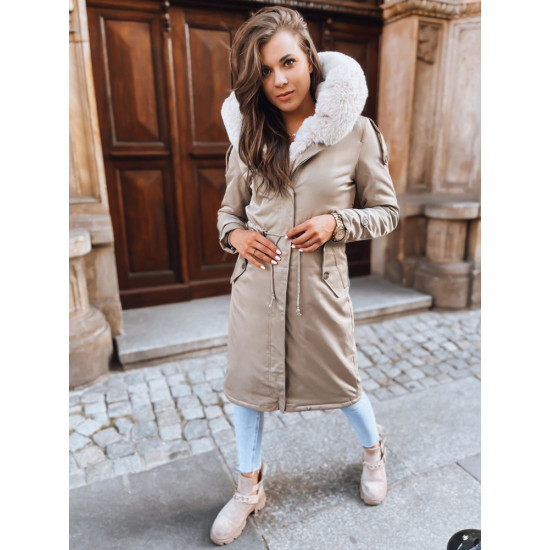 Sieviešu garā brūnā jaka Harpe Sieviešu jakas