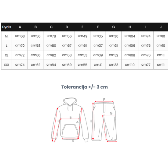 Vīriešu melns uzvalks Gibon Sporta tērpi