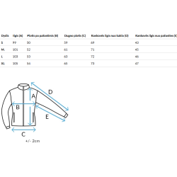 Sieviešu brūna ziemas jaka Bela