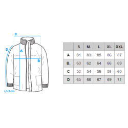 Vīriešu melna jaka Aimar