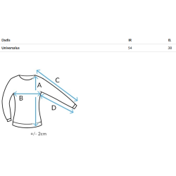 Sieviešu bordo džemperis Bela