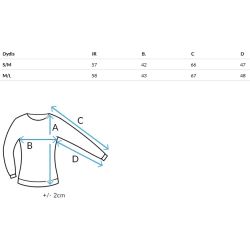 Sieviešu bordo džemperis Vanoria